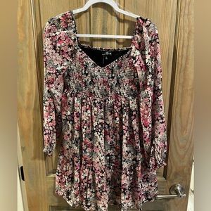Size small floral babydoll dress